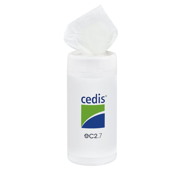 Cedis Ersatzteile Cedis Reinigungstücher im Spender eC2.7 (90 Stück) für Hörgeräte