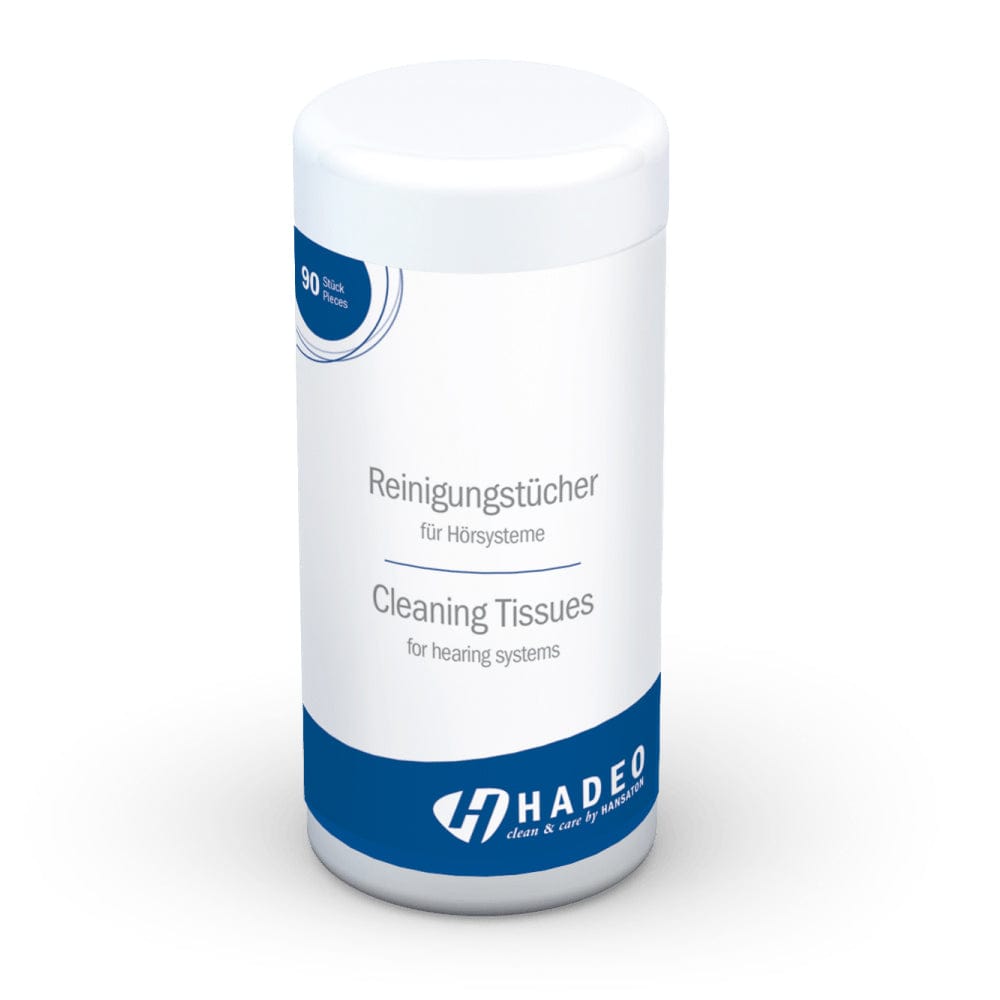 Hadeo reinigingsdoekjes in dispenser voor hoortoestellen | MySecondEar