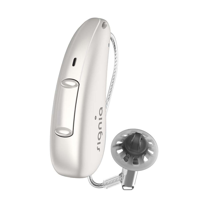 Signia Hörgerät 7AX / Charge & Go Akku / Perlweiß Signia Pure Charge&Go AX